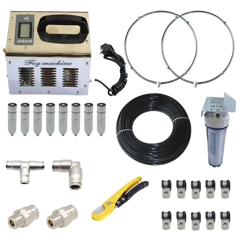Ring Nebulizer High Pressure Misting Pump With Stainless Steel Mist Ring Brass Nozzles For Garden Outdoor Patio Humidification
Ring Nebulizer High Pressure Misting Pump With Stainless Steel Mist Ring Brass Nozzles For Garden Outdoor Patio Humidification