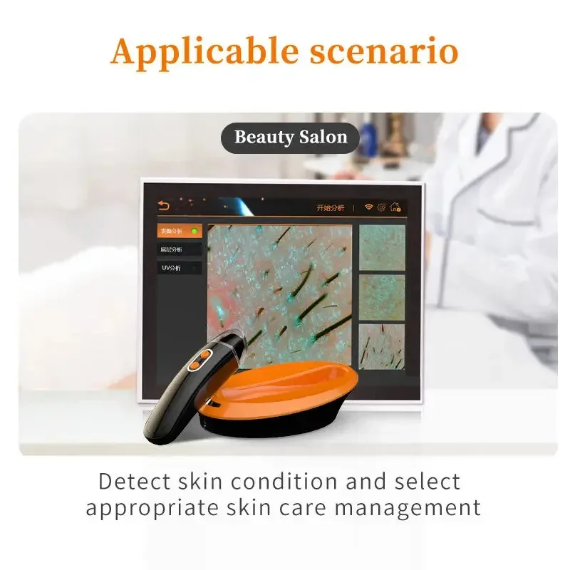Skin tester Facial analysis AI intelligent moisture test skin beauty salon
Skin tester Facial analysis AI intelligent moisture test skin beauty salon