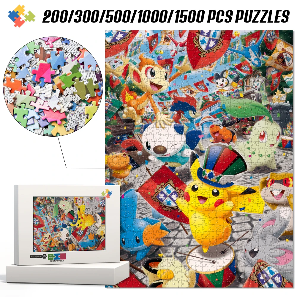Pokemon Anime Jigsaw Puzzles 1000 Pieces for Adults Teens Educational Montessori Toys Brain Teaser Games Children's Toys Gifts
Pokemon Anime Jigsaw Puzzles 1000 Pieces for Adults Teens Educational Montessori Toys Brain Teaser Games Children's Toys Gifts