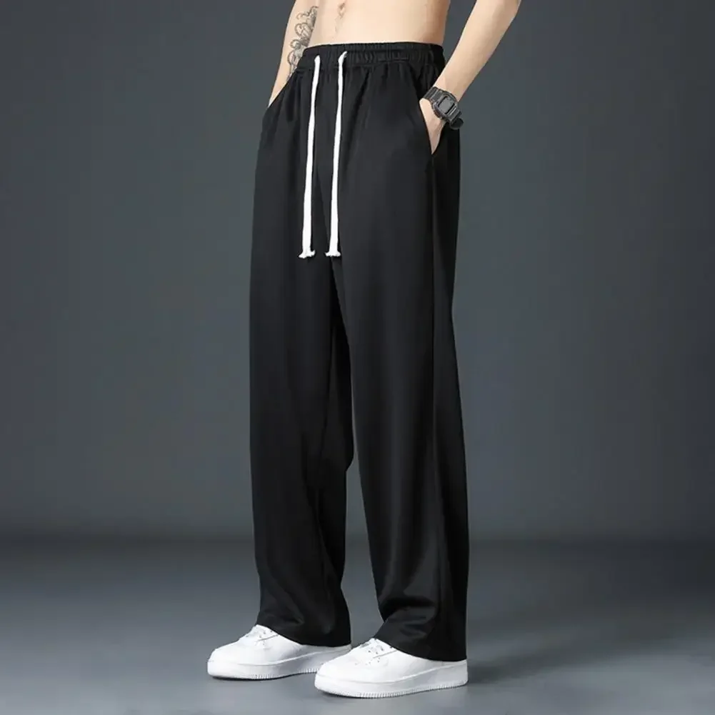 Men Sport Sweatpants Korean Fashion Sportswear Drawstring Wide Leg Straight Track Pants Jogging Sweatpants Casual Loose Trousers
Men Sport Sweatpants Korean Fashion Sportswear Drawstring Wide Leg Straight Track Pants Jogging Sweatpants Casual Loose Trousers