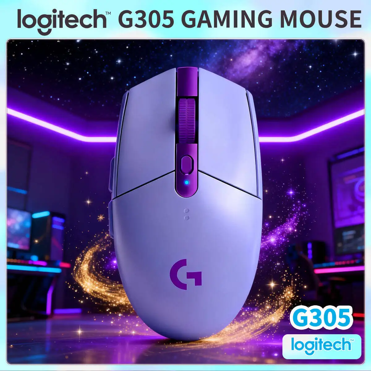 Durable Gaming Logitech G305 Wireless Mouse 12000 DPI 6 Buttons Low Latency Ergonomic for FPS CS:GO Gamer
Durable Gaming Logitech G305 Wireless Mouse 12000 DPI 6 Buttons Low Latency Ergonomic for FPS CS:GO Gamer