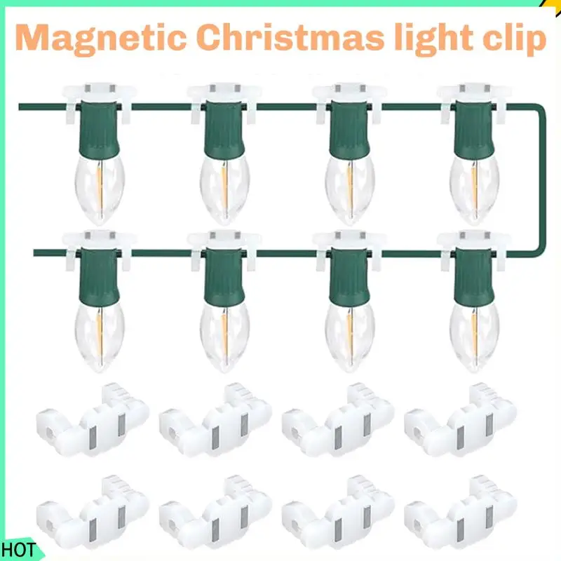 AWAH 20Pack Strong Magnetic Christmas Light Clips Roof For C9 Socket, Roof Outdoor Outside Xmas String Rope Siding Fence
AWAH 20Pack Strong Magnetic Christmas Light Clips Roof For C9 Socket, Roof Outdoor Outside Xmas String Rope Siding Fence