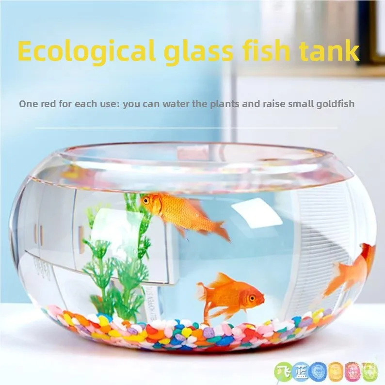 round Aquarium Desktop Glass Plastic Fi Tank Transparent Goldfi Tank Home Living Room Decor Small Pet Food Supplies
round Aquarium Desktop Glass Plastic Fi Tank Transparent Goldfi Tank Home Living Room Decor Small Pet Food Supplies