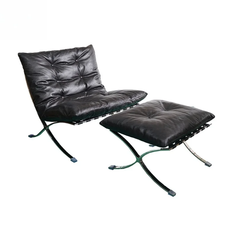 Chair Leather Single Lounge Chair Classic Vintage Leather Sofa Chair with Pedals
Chair Leather Single Lounge Chair Classic Vintage Leather Sofa Chair with Pedals