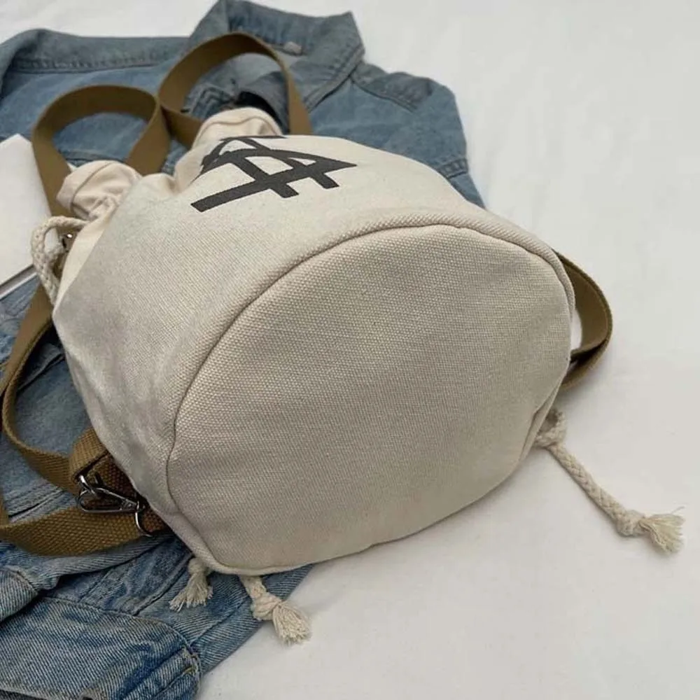 Large Capacity Canvas Bucket Bag Thickened Adjustable Shoulder Strap Drawstring Backpack Secure Drawstring Closure
Large Capacity Canvas Bucket Bag Thickened Adjustable Shoulder Strap Drawstring Backpack Secure Drawstring Closure
