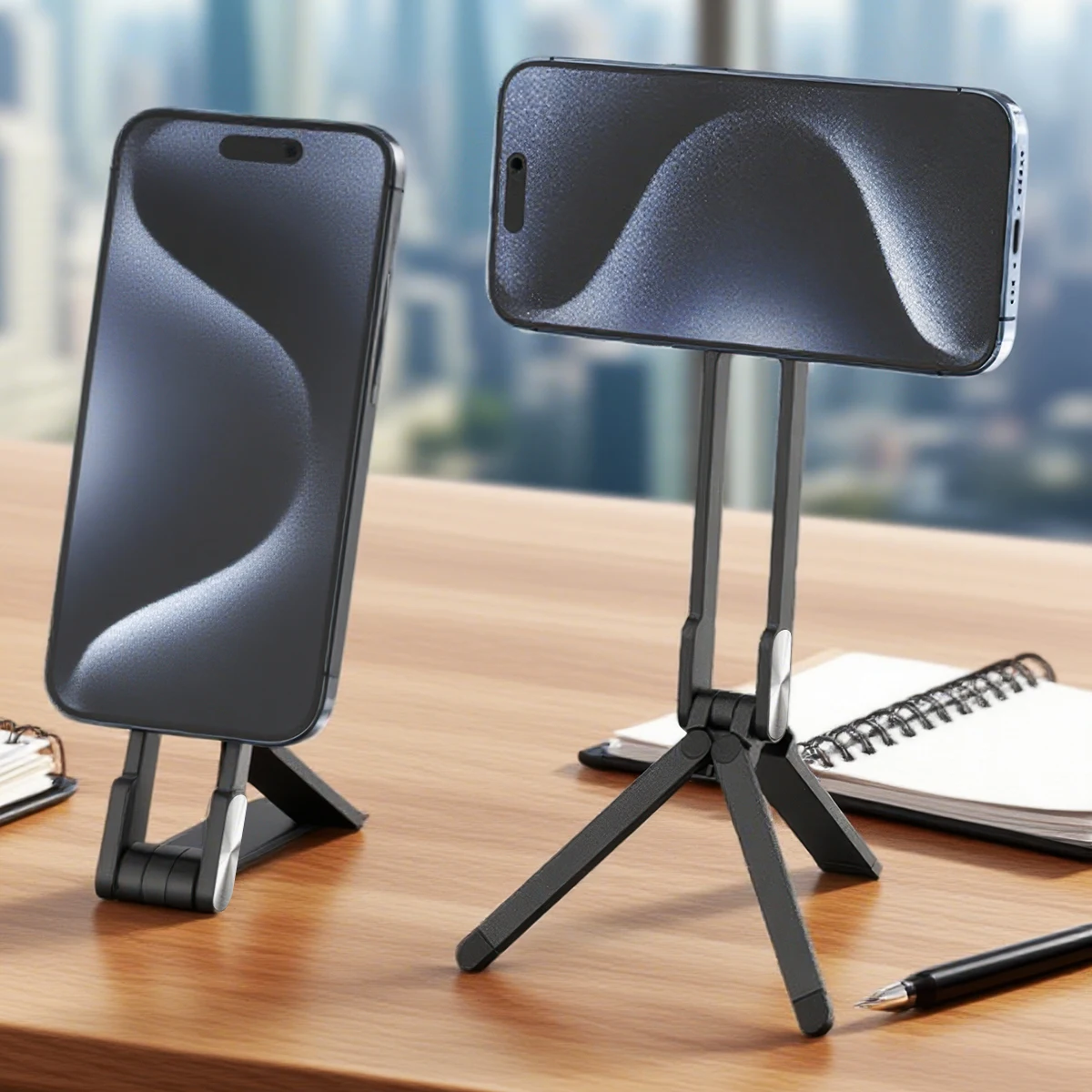 Multi-functional Phone Tripod Carabiner-Mounted For iPhone Portable Dual-sided Magnetic Tripod Desk Mount Phone Handle Holder
Multi-functional Phone Tripod Carabiner-Mounted For iPhone Portable Dual-sided Magnetic Tripod Desk Mount Phone Handle Holder
