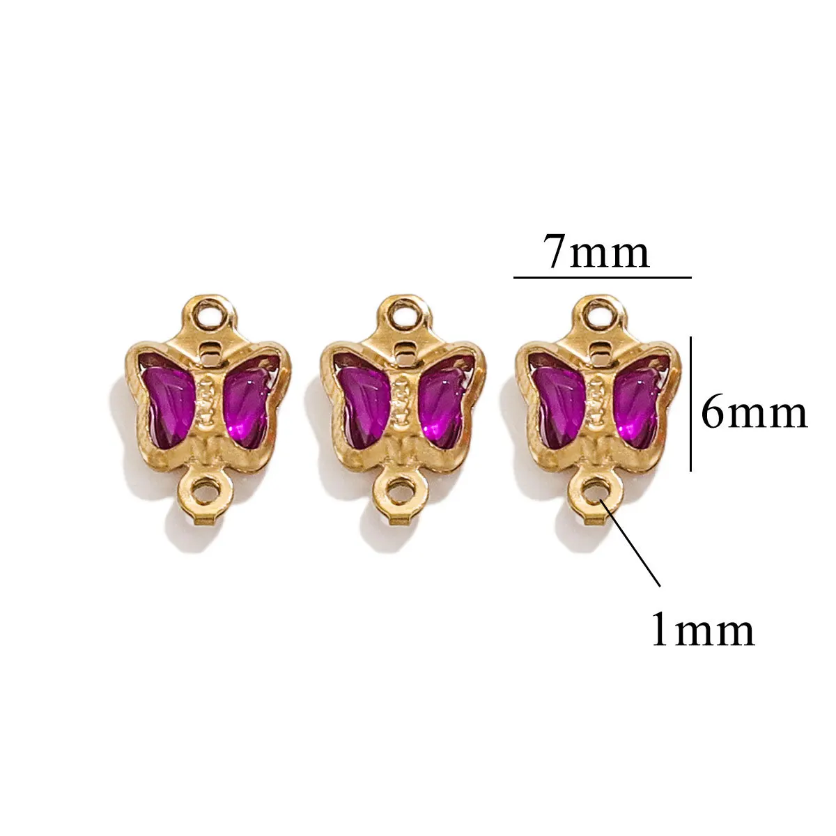 40 Pieces Stainless Steel Crystal Butterfly Series Color Dopamine Pendant Jewelry Accessories Wholesale
40 Pieces Stainless Steel Crystal Butterfly Series Color Dopamine Pendant Jewelry Accessories Wholesale