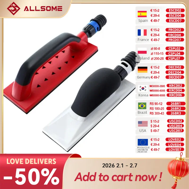 Блок для ручного извлечения пыли ALLSOME, абразивный инструмент HT2809-2810
Блок для ручного извлечения пыли ALLSOME, абразивный инструмент HT2809-2810