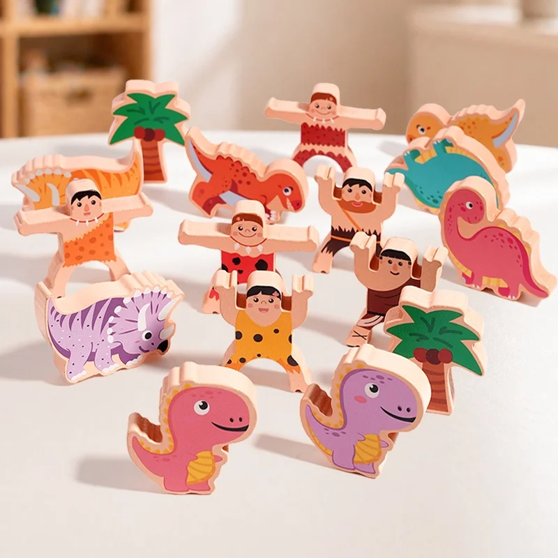 Primitive Dinosaur Balance Stacking Blocks, Wooden Educational Toy, Kids Early Learning Puzzle Game for Boys Girls
Primitive Dinosaur Balance Stacking Blocks, Wooden Educational Toy, Kids Early Learning Puzzle Game for Boys Girls