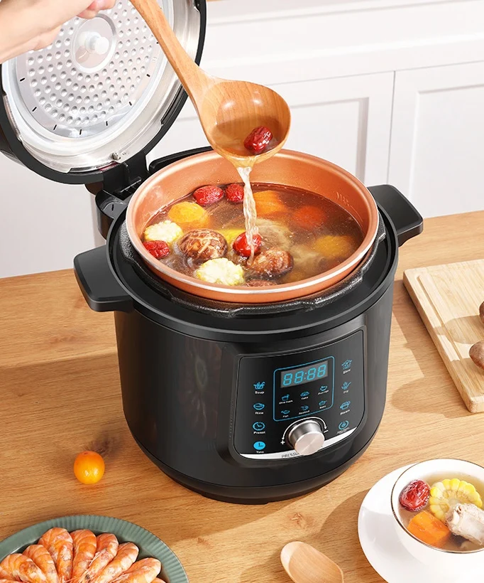 Stainless Steel Electric Pressure Cooker Electric Household Use Automatic Smart Cooker Digital Instant Cooker Non-Stick Pot 6L
Stainless Steel Electric Pressure Cooker Electric Household Use Automatic Smart Cooker Digital Instant Cooker Non-Stick Pot 6L