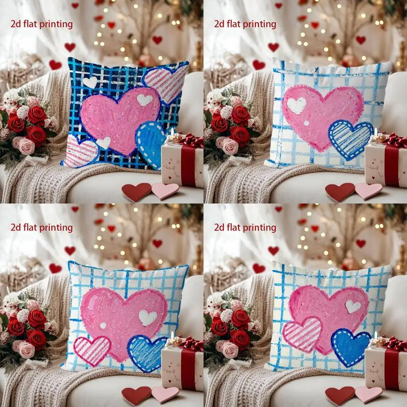 Домашний декор, красочный узор в виде сердечек, декоративная подушка с рисунком, чехол для подушки, подходит для дивана, спальни, автомобиля, наволочка
Домашний декор, красочный узор в виде сердечек, декоративная подушка с рисунком, чехол для подушки, подходит для дивана, спальни, автомобиля, наволочка