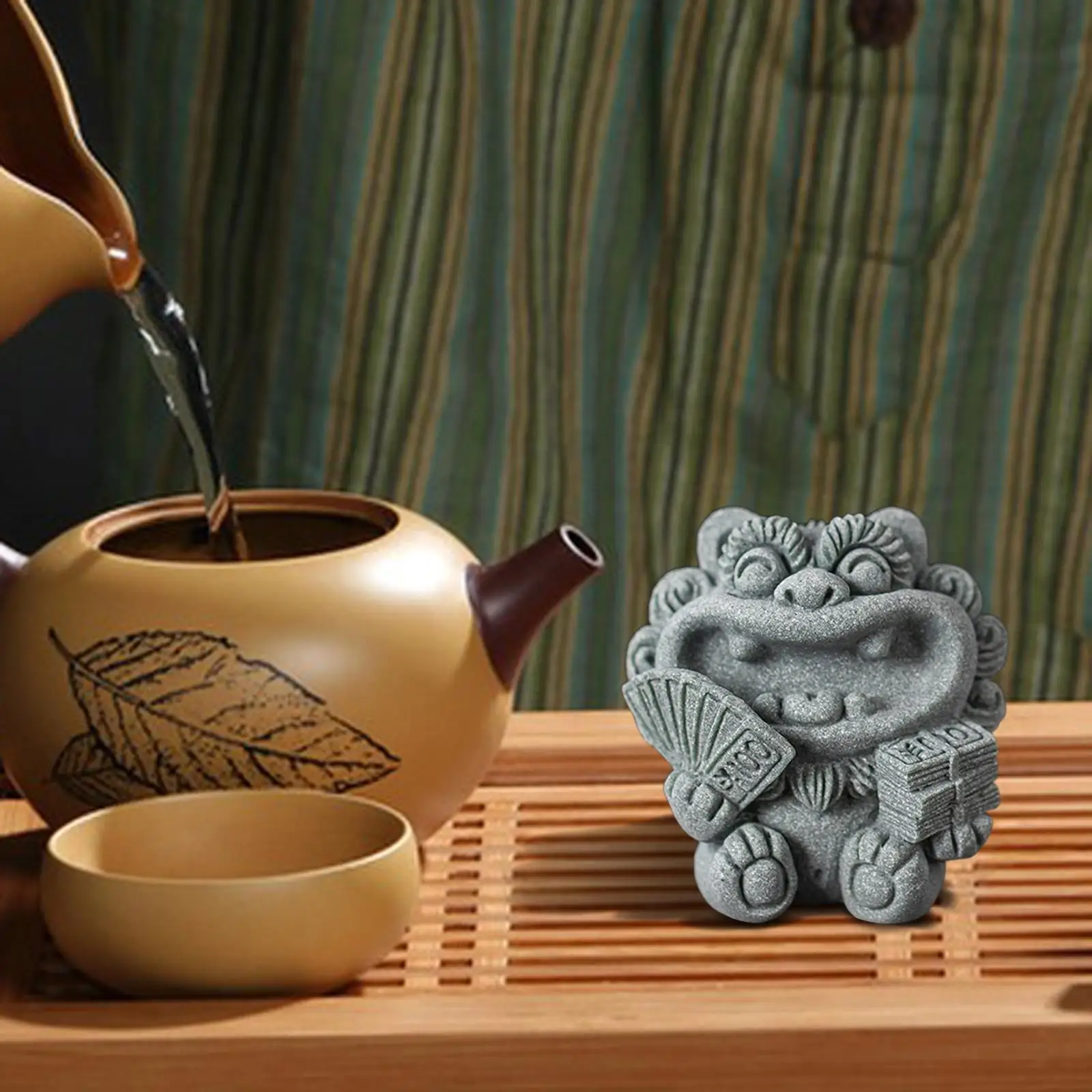 Stone Lion Figurine Tea Pet Ornament Office Asian Chinese Feng Shui Decor Mini Stone Lion Decor Miniature Lion for Bookshelf
Stone Lion Figurine Tea Pet Ornament Office Asian Chinese Feng Shui Decor Mini Stone Lion Decor Miniature Lion for Bookshelf