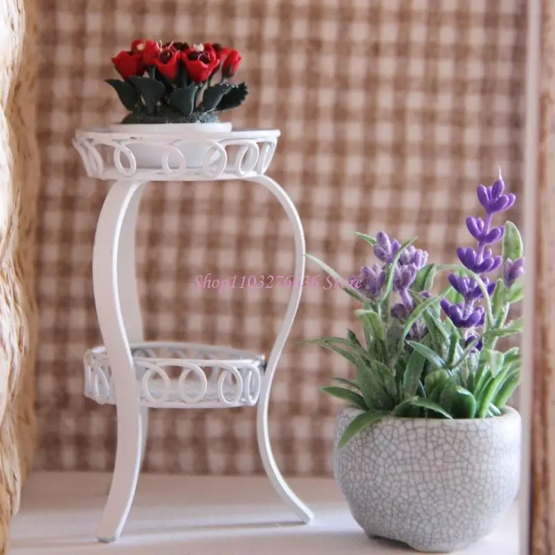 R6FD Miniature Display Platform 2 Tiers Circular Iron Stand for Dollhouses Accessories Creative Decors Solution
R6FD Miniature Display Platform 2 Tiers Circular Iron Stand for Dollhouses Accessories Creative Decors Solution