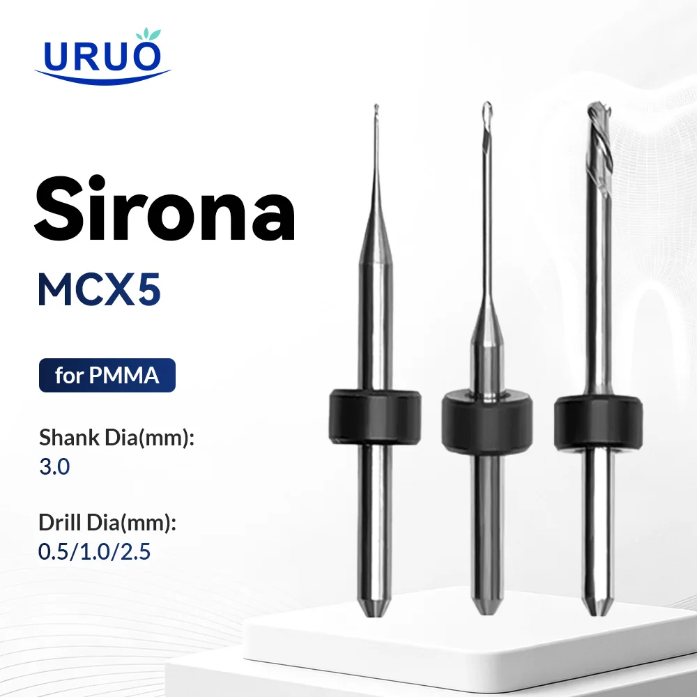 Sirona MCX5 Dental Milling Burs D3 for PMMA Dental Lab Milling Machine Grinding Material Drill Dental Tool Dental Machine Supply
Sirona MCX5 Dental Milling Burs D3 for PMMA Dental Lab Milling Machine Grinding Material Drill Dental Tool Dental Machine Supply