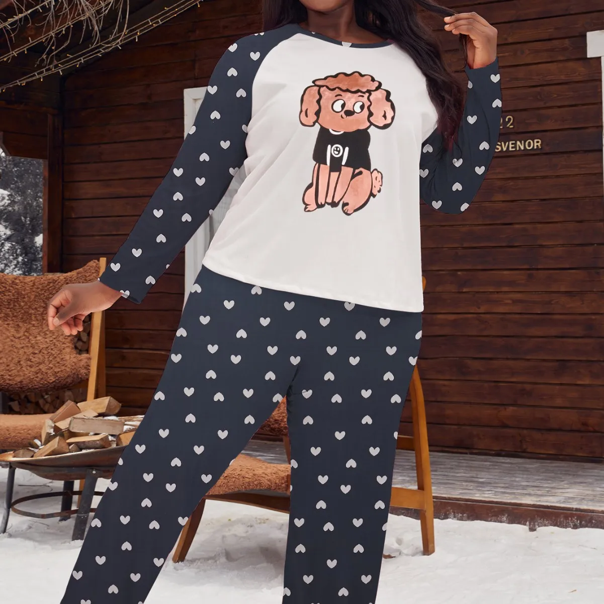 New Autumn and Winter Home Clothes Big Size Cartoon Pajamas Long Sleeve Long Pants Extra Large Suit Round Neck Cute Printing
New Autumn and Winter Home Clothes Big Size Cartoon Pajamas Long Sleeve Long Pants Extra Large Suit Round Neck Cute Printing
