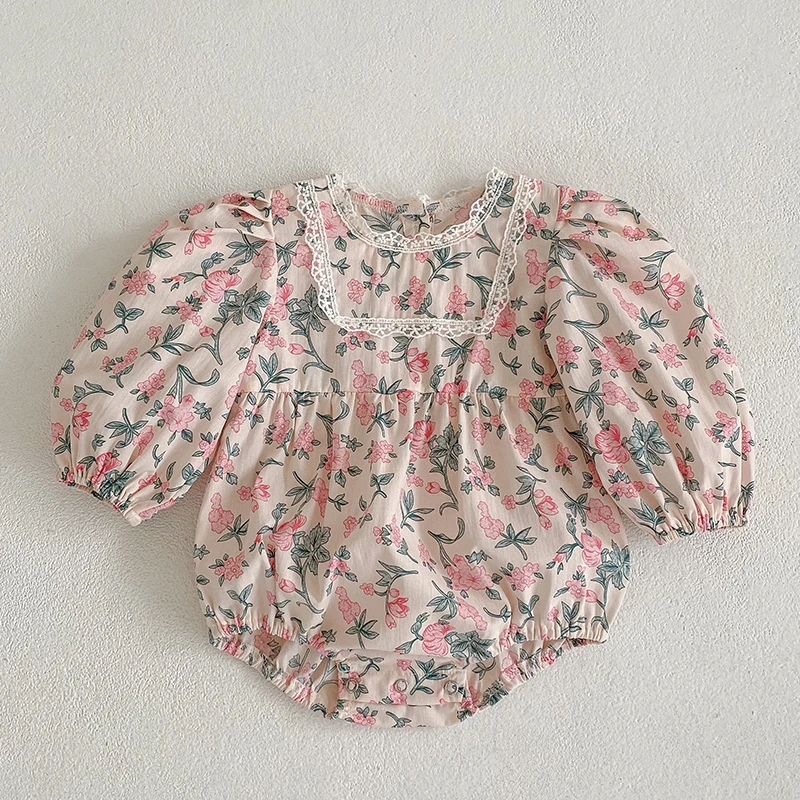 Spring Newborn Baby Girl Jumpsuit Cotton Long Sleeve Printing Toddler Baby Girl Romper 0-24M Children Clothes
Spring Newborn Baby Girl Jumpsuit Cotton Long Sleeve Printing Toddler Baby Girl Romper 0-24M Children Clothes