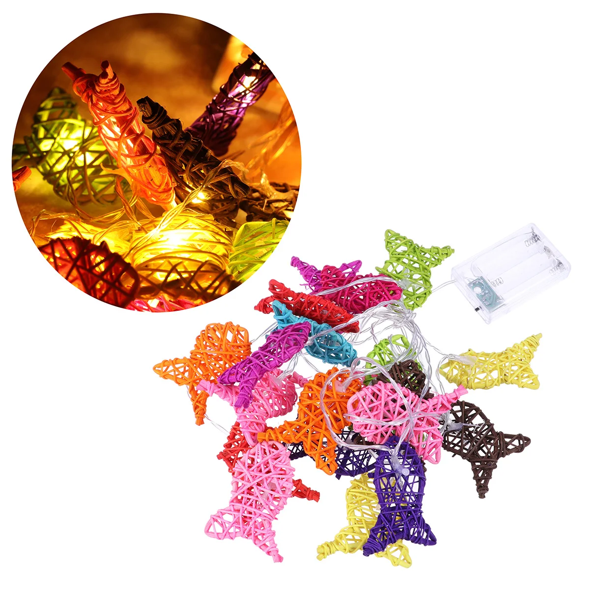 250cm Small Fish Shaped LED String Lights for Christmas Outdoor Party Decorations with Flexible Length Lighting Kit
250cm Small Fish Shaped LED String Lights for Christmas Outdoor Party Decorations with Flexible Length Lighting Kit