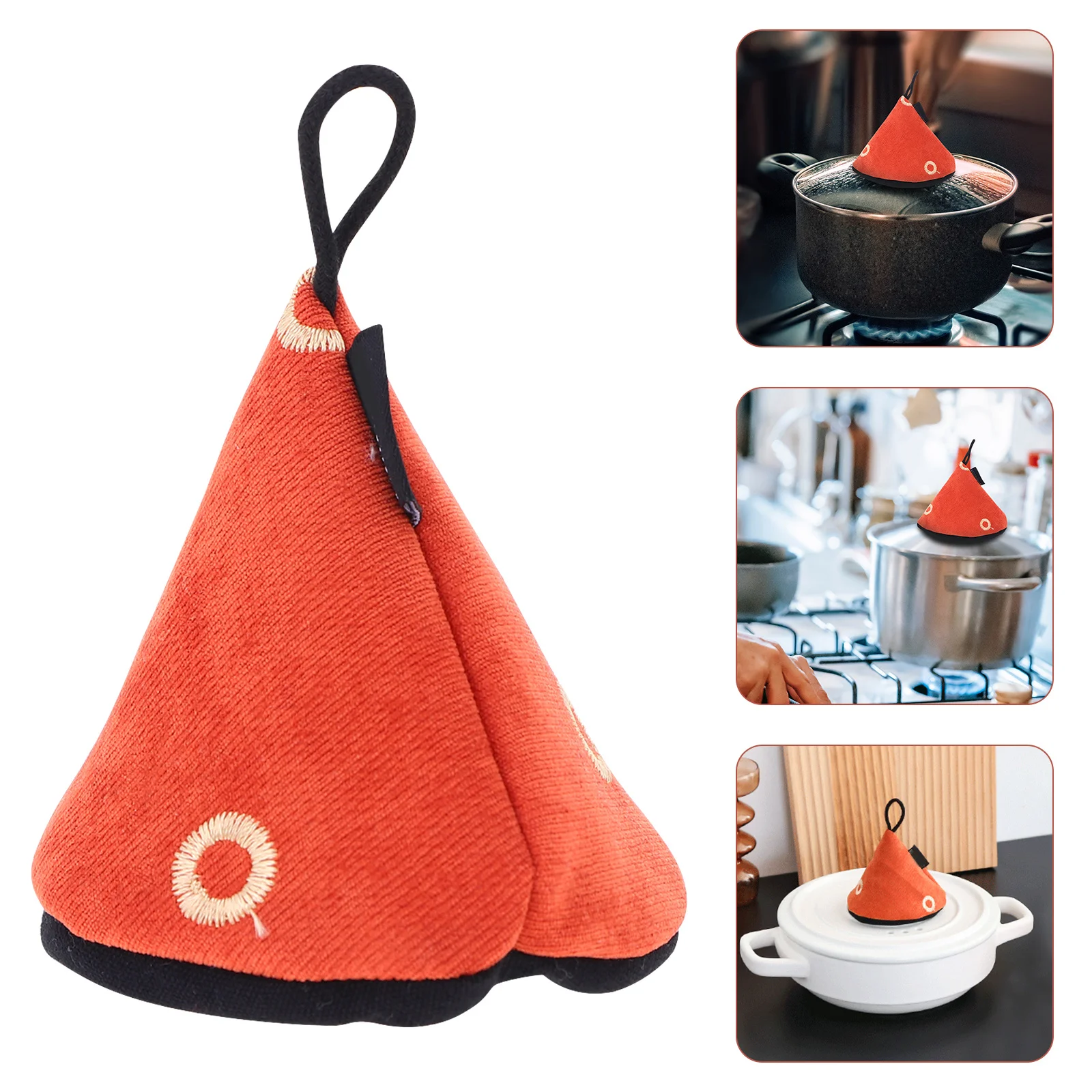 Anti scald Pot Handle Cap Protector Cover Kitchen Rack Frying Pan Lid Glove Polyester Material Heat Insulated Practical
Anti scald Pot Handle Cap Protector Cover Kitchen Rack Frying Pan Lid Glove Polyester Material Heat Insulated Practical