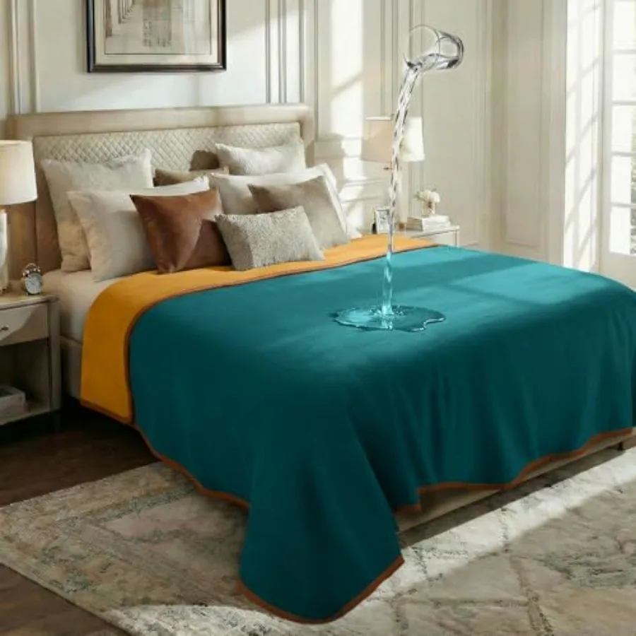 100% Waterproof Blanket for Adults or Large Dogs, Soft Polar Fleece XL Pet Throw Blankets for Bed Couch Protector Washable, Rev
100% Waterproof Blanket for Adults or Large Dogs, Soft Polar Fleece XL Pet Throw Blankets for Bed Couch Protector Washable, Rev