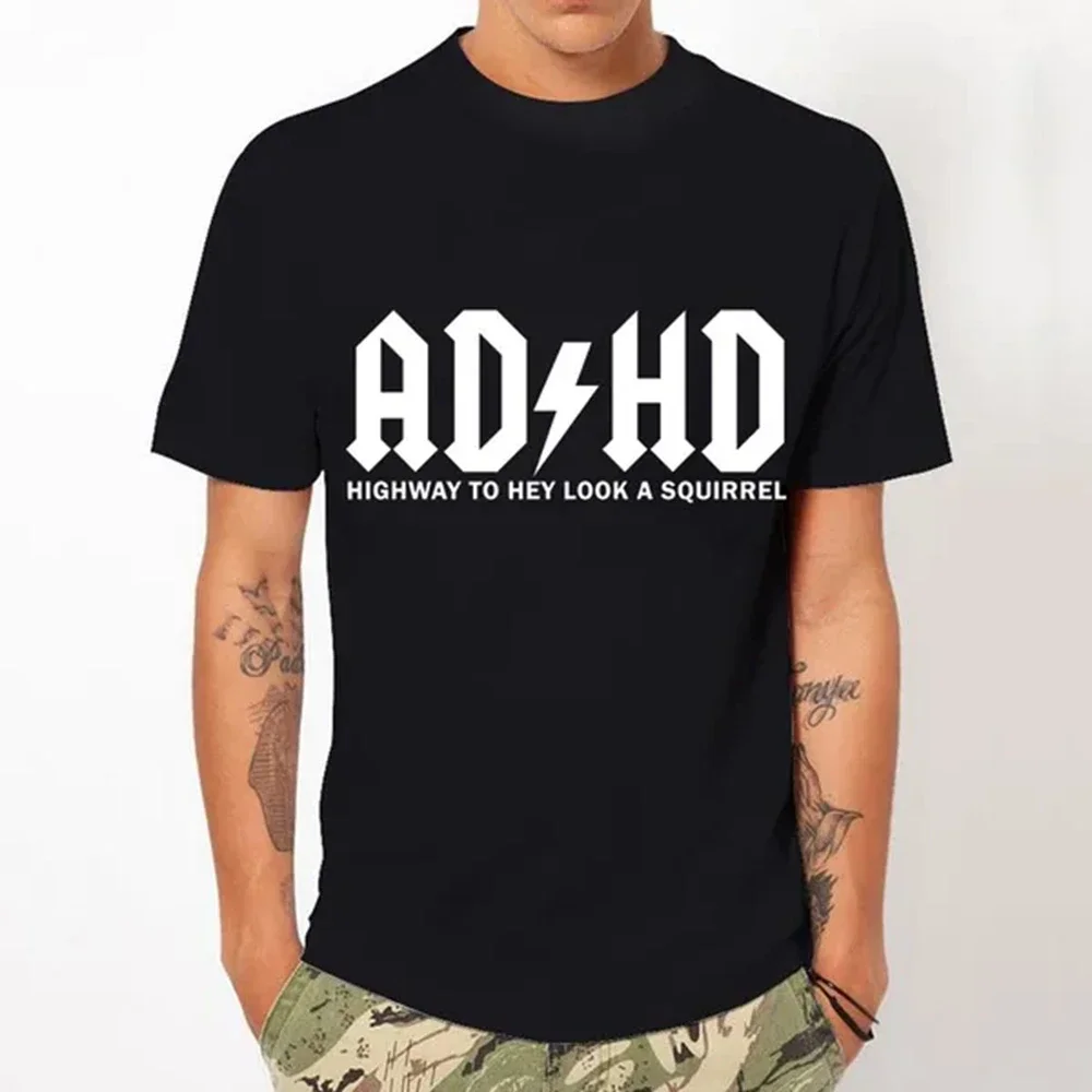 Summer style New men's Fashion "ADHD Highway To... Hey Look A Squirrel!" funny T-shirt Short Sleeved t Shirt Men 51023
Summer style New men's Fashion "ADHD Highway To... Hey Look A Squirrel!" funny T-shirt Short Sleeved t Shirt Men 51023