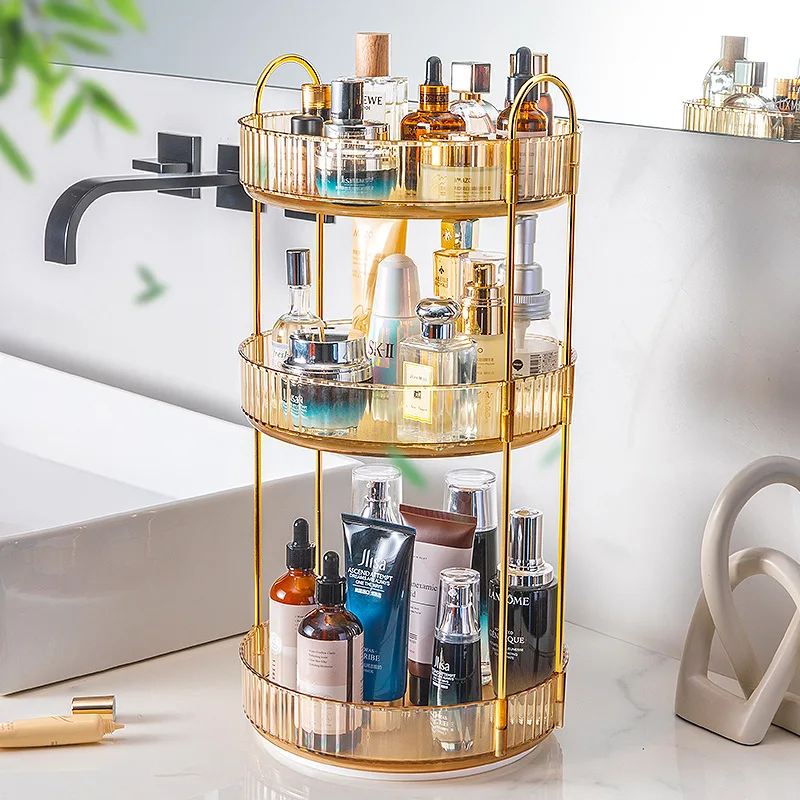 Cosmetic Storage Box Bathroom Rotating Shelf Internet Celebrity Light Luxury Transparent Dressing Table Lipstick Skincare Storag
Cosmetic Storage Box Bathroom Rotating Shelf Internet Celebrity Light Luxury Transparent Dressing Table Lipstick Skincare Storag