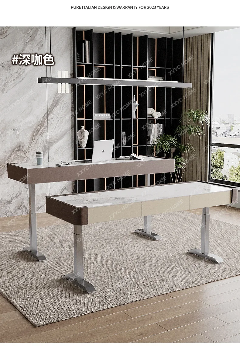 GG Minimalist Electric Lifting Desk Light Luxury Rock Slab Home Desk Bedroom Solid Wood Computer Desk
GG Minimalist Electric Lifting Desk Light Luxury Rock Slab Home Desk Bedroom Solid Wood Computer Desk