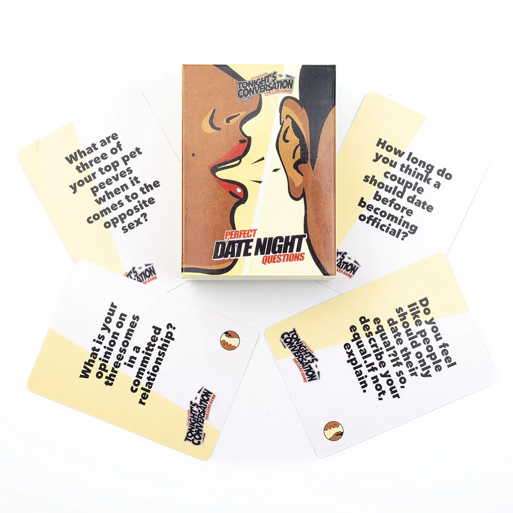 TONIGHT'S CONVERSATION 100 Open Ended Questions - Date Night Edition Card Game for Deep Stimulating Tantalizing Couples
TONIGHT'S CONVERSATION 100 Open Ended Questions - Date Night Edition Card Game for Deep Stimulating Tantalizing Couples