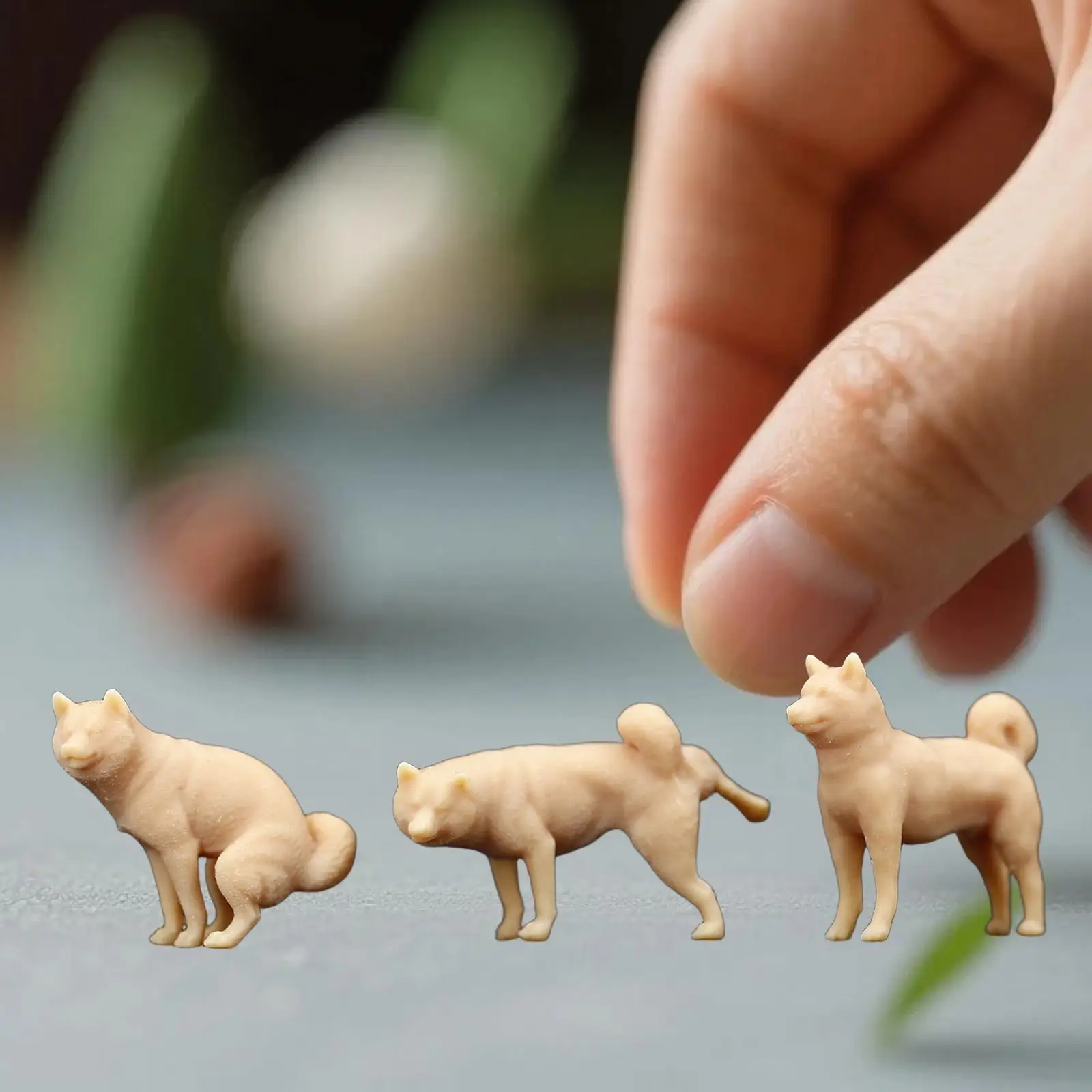 Миниатюрные фигурки шиба-ину в масштабе 1:64, прочный реквизит для сцены, реалистичный, неокрашенный, смола, для микропейзажей, орнамент, аксессуары
Миниатюрные фигурки шиба-ину в масштабе 1:64, прочный реквизит для сцены, реалистичный, неокрашенный, смола, для микропейзажей, орнамент, аксессуары