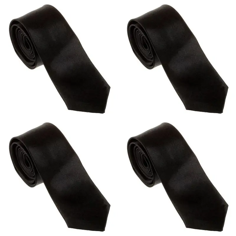 TEXU 4X Unisex Casual Necktie Skinny Slim Narrow Neck Tie - Black
TEXU 4X Unisex Casual Necktie Skinny Slim Narrow Neck Tie - Black