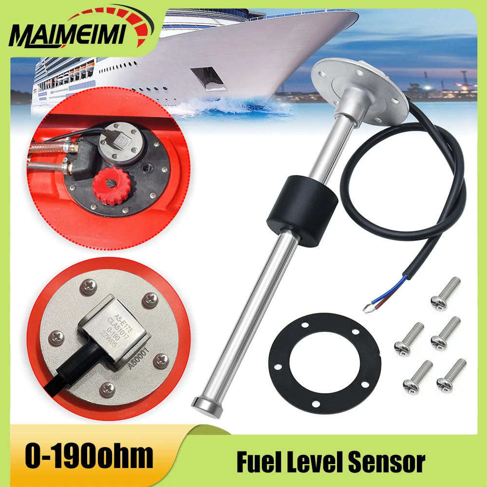 100mm-500mm Car Fuel Level Sensor 0-190ohm Stainless Steel A5 Oil Tank Level Water Level Meter Sensor for Boat Auto Car Marine
100mm-500mm Car Fuel Level Sensor 0-190ohm Stainless Steel A5 Oil Tank Level Water Level Meter Sensor for Boat Auto Car Marine