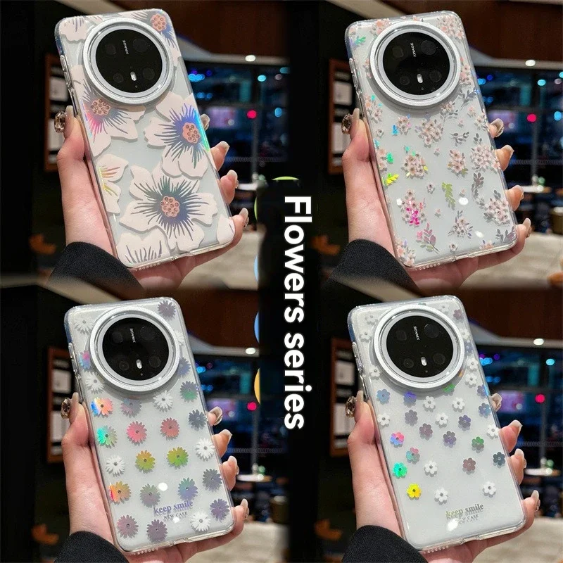 Creative Laser Flowers Transparent Hard Phone Case For Huawei Mate 70 Pro+/Mate 60 Pro+ Protective Shockproof Cover
Creative Laser Flowers Transparent Hard Phone Case For Huawei Mate 70 Pro+/Mate 60 Pro+ Protective Shockproof Cover
