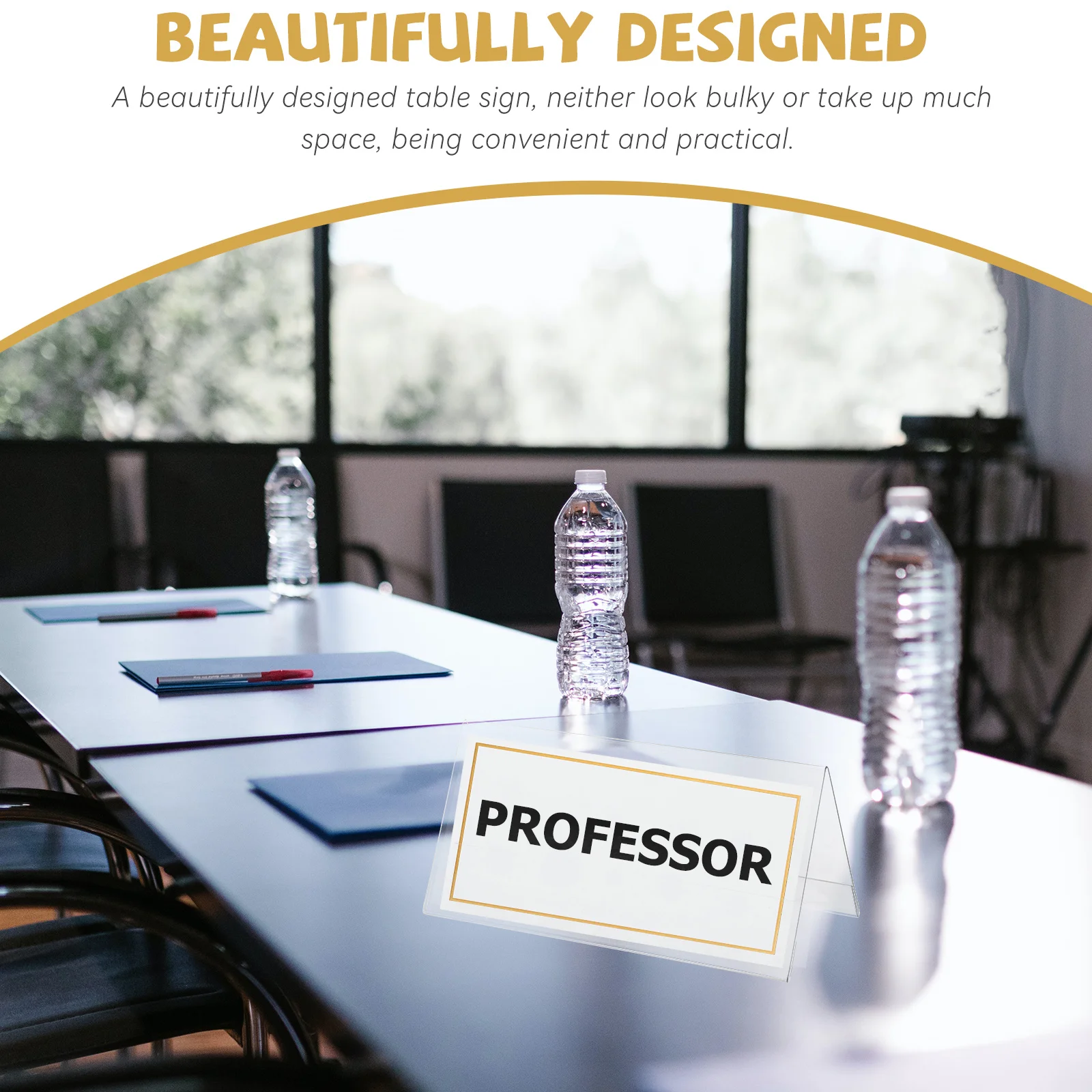 Transparent Acrylic Conference Display Stand V-Shaped Table Number Holder for Event Seating Desk Name Plate Table Number Stands
Transparent Acrylic Conference Display Stand V-Shaped Table Number Holder for Event Seating Desk Name Plate Table Number Stands