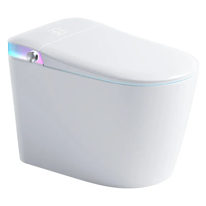 Fully automatic UV nozzle, integrated smart toilet, heated voice foam shield toilet 
Fully automatic UV nozzle, integrated smart toilet, heated voice foam shield toilet