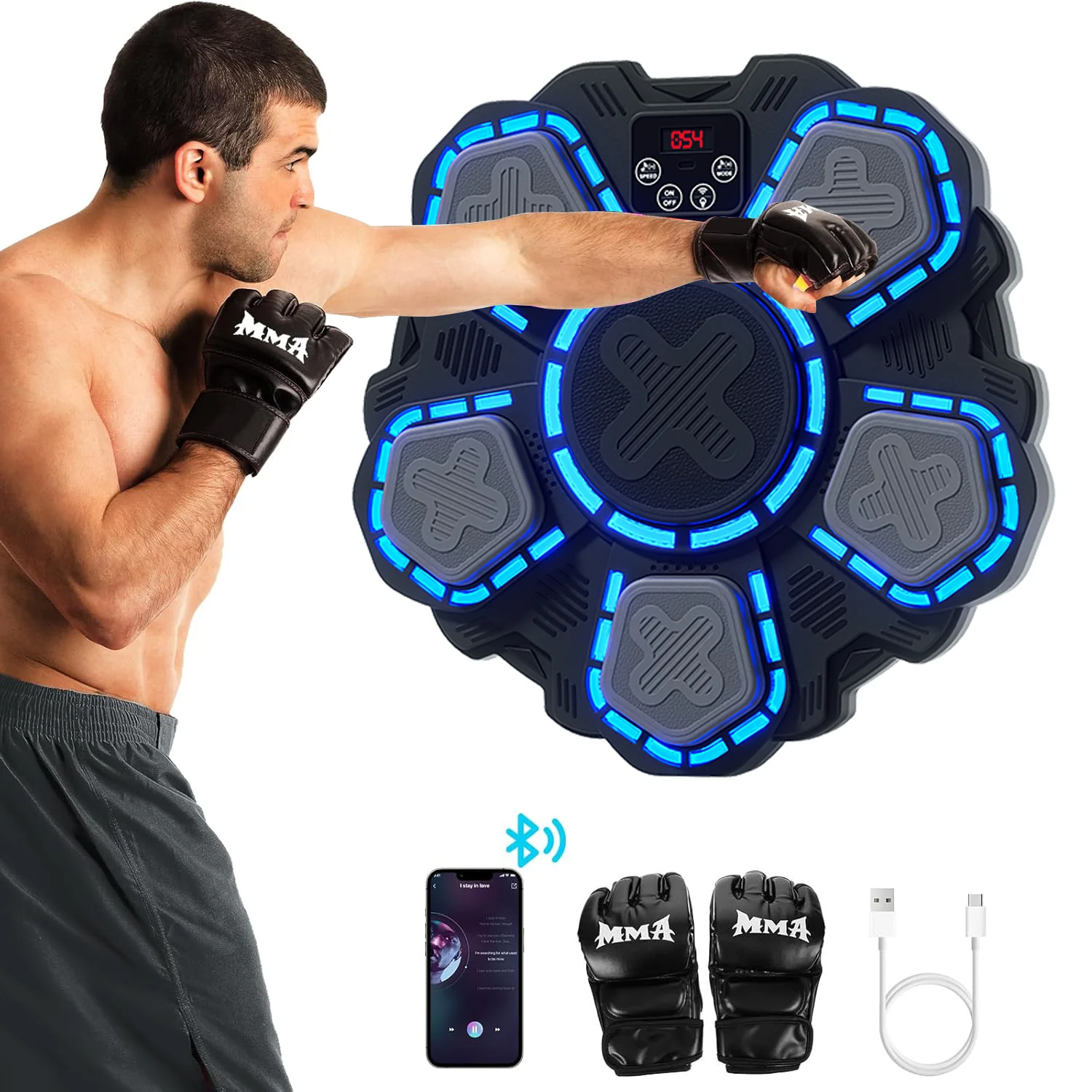 RS Custom Logo Kid Boxing Toy Gift Wall Mount Boxing Target Light up Smart Electric Music Boxing Game Machine
RS Custom Logo Kid Boxing Toy Gift Wall Mount Boxing Target Light up Smart Electric Music Boxing Game Machine