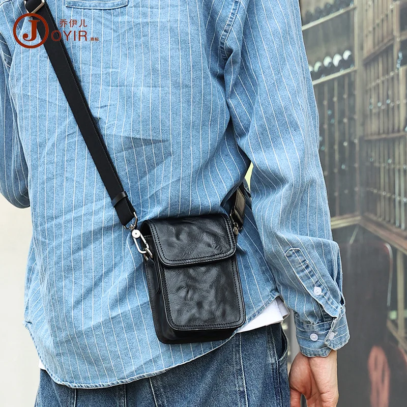 Мужская сумка через плечо из кожи растительного дубления, повседневная подвесная сумка на талии, мужская кожаная сумка для мобильного телефона с диагональным пролетом
Мужская сумка через плечо из кожи растительного дубления, повседневная подвесная сумка на талии, мужская кожаная сумка для мобильного телефона с диагональным пролетом
