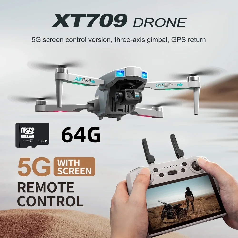 GPS Drone with 8K 4K HD Camera Obstacle Avoidance RC Dron WiFi FPV Brushless Foldable RC Quadcopter Toys Gifts 4DRC
GPS Drone with 8K 4K HD Camera Obstacle Avoidance RC Dron WiFi FPV Brushless Foldable RC Quadcopter Toys Gifts 4DRC