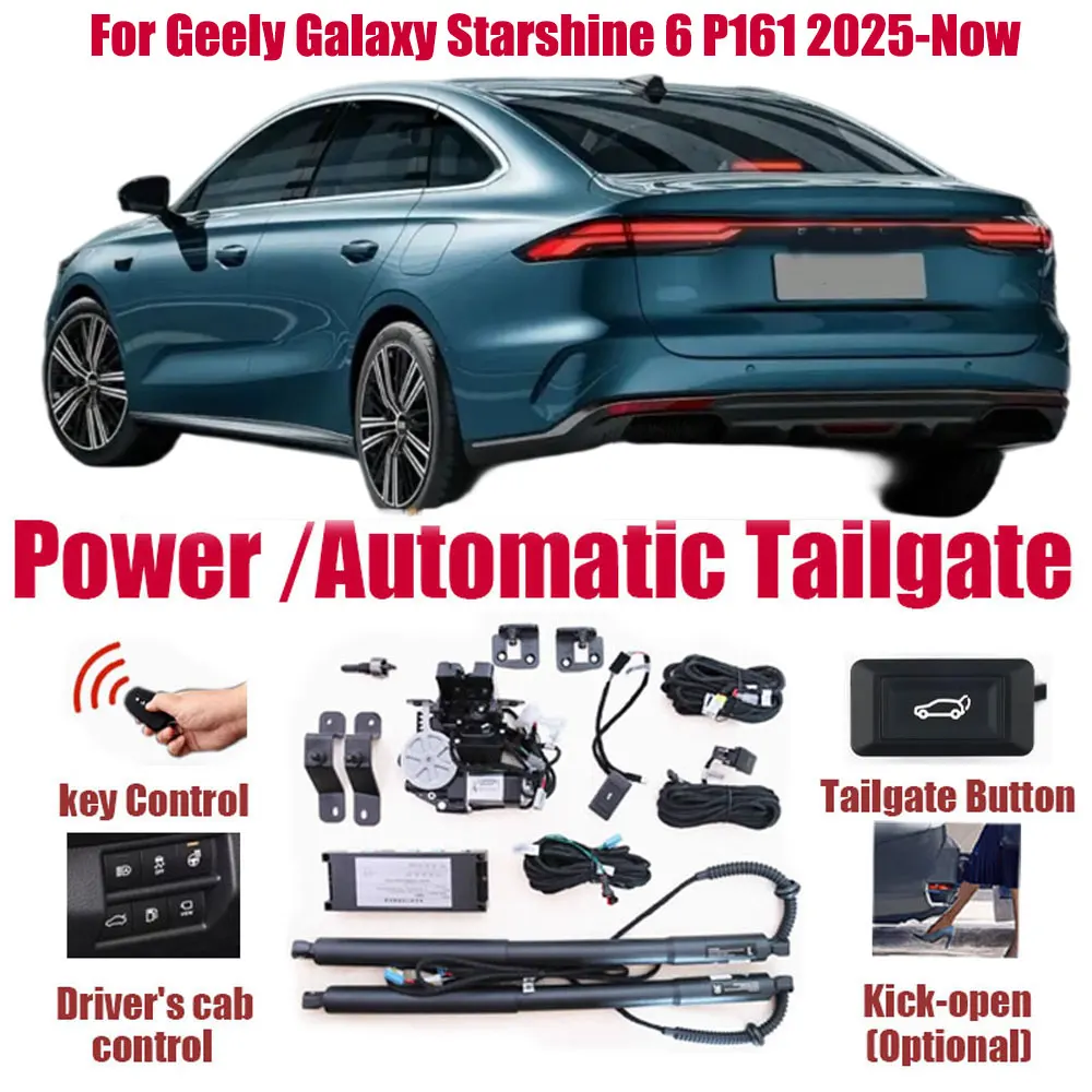 For Geely Galaxy Starshine 6 P161 2025-Now Car Automatic Lifting kit Opening Trunk Intelligent Electric Lift Tailgate
For Geely Galaxy Starshine 6 P161 2025-Now Car Automatic Lifting kit Opening Trunk Intelligent Electric Lift Tailgate