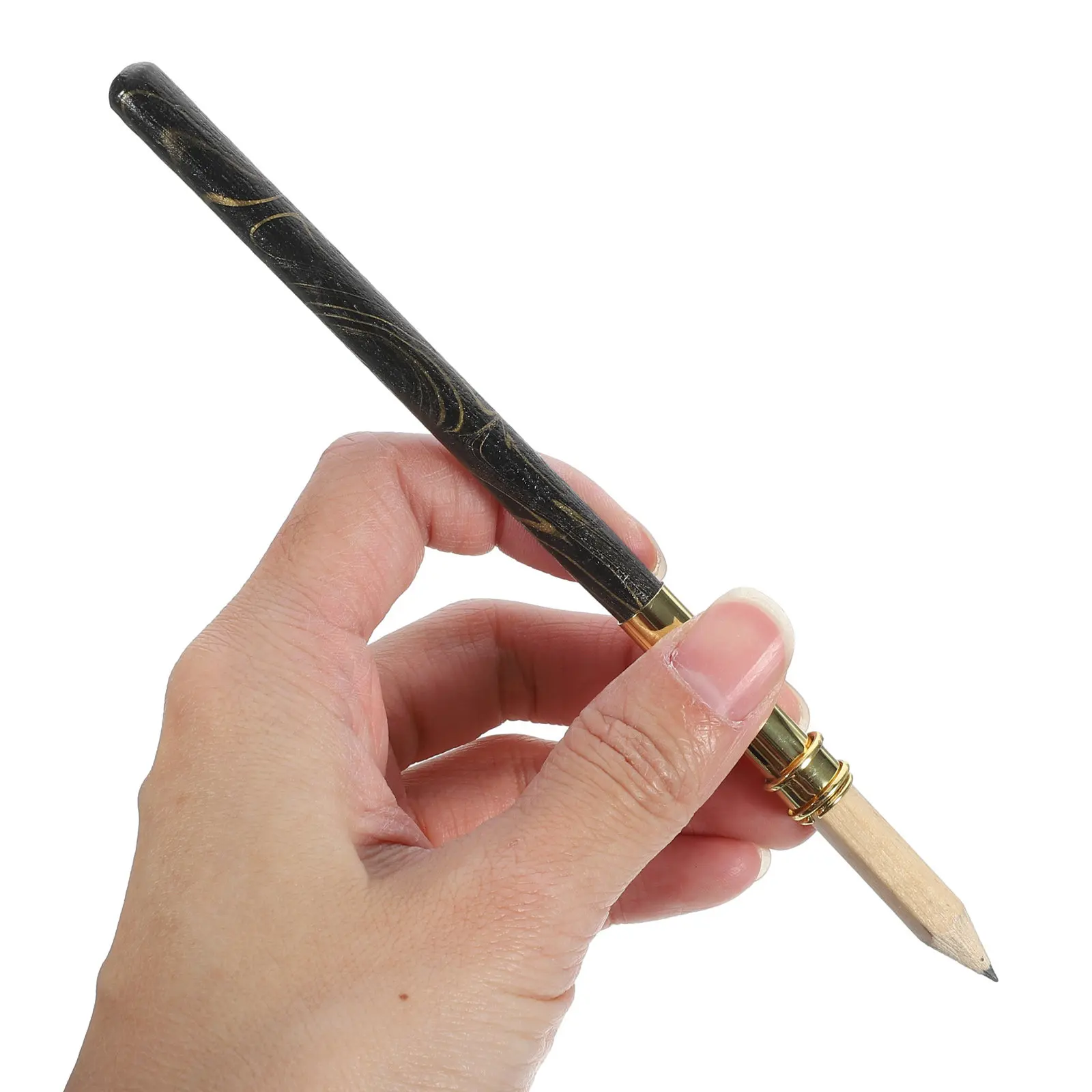4Pcs Bamboo Pencil Extender Set Reusable Short Pencil Lengthener for Artists Students Drawing Sketching School Office Supplies
4Pcs Bamboo Pencil Extender Set Reusable Short Pencil Lengthener for Artists Students Drawing Sketching School Office Supplies