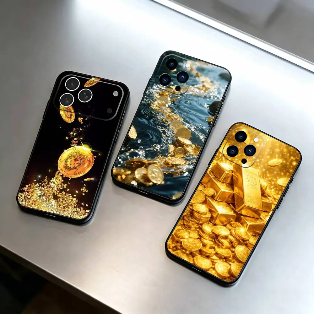 Wealth Art Dazzling G-Gold Phone Case Silicone Soft For IPhone 17 16 15 14 13 12 11 X XR Plus Pro Max Plus
Wealth Art Dazzling G-Gold Phone Case Silicone Soft For IPhone 17 16 15 14 13 12 11 X XR Plus Pro Max Plus