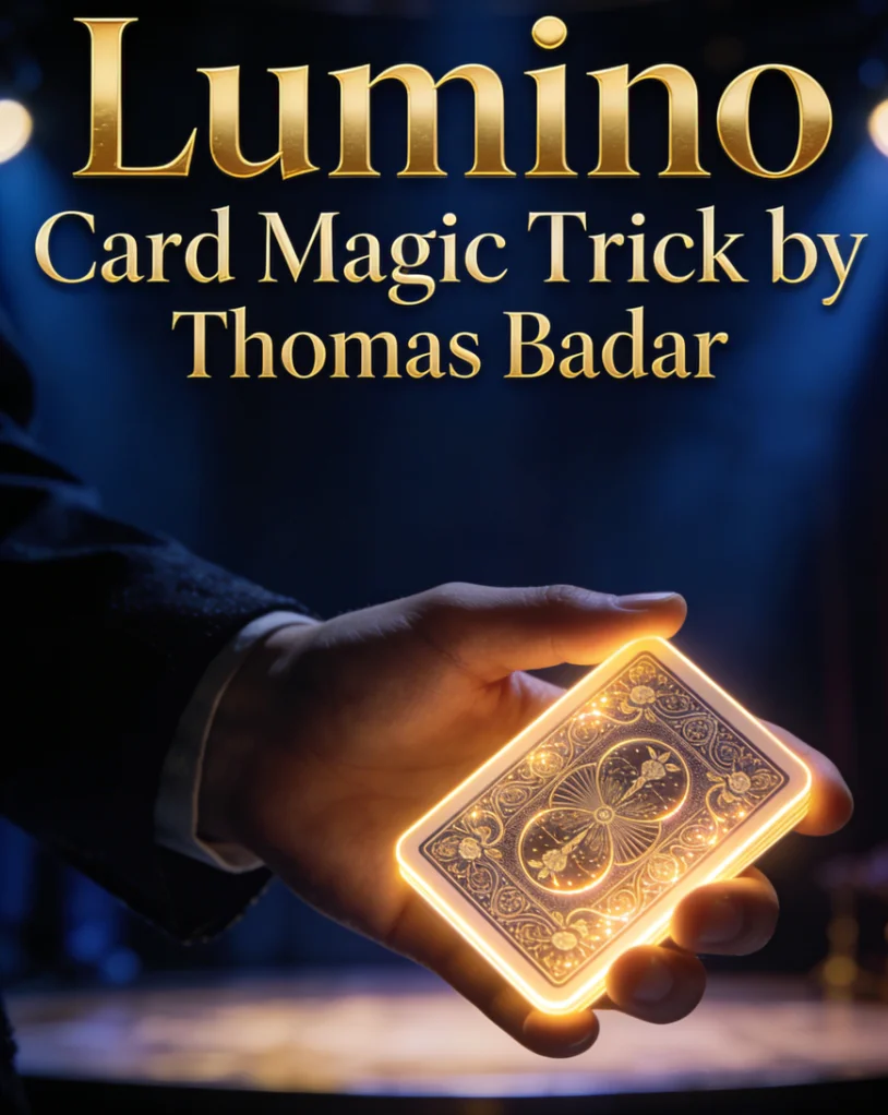Карточный фокус Lumino от Томаса Бадара - трюки и наборы карт для начинающих и профессиональных фокусников, забавные иллюзии
Карточный фокус Lumino от Томаса Бадара - трюки и наборы карт для начинающих и профессиональных фокусников, забавные иллюзии
