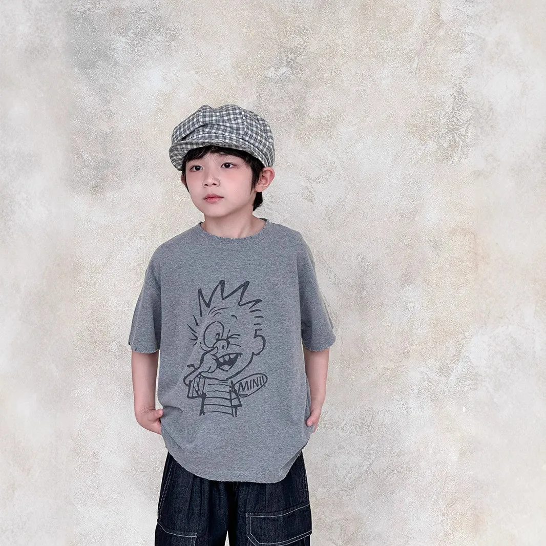 Toddler Boys And Girls Clothes Kids Drawing Pattern Printed Round Neck Short Sleeve Little Kids Summer Casual T-Shirt Size 2-11Y
Toddler Boys And Girls Clothes Kids Drawing Pattern Printed Round Neck Short Sleeve Little Kids Summer Casual T-Shirt Size 2-11Y