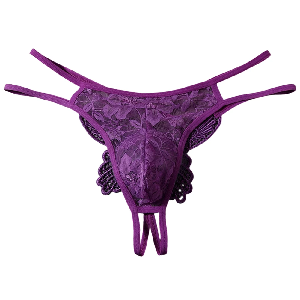 Mens Floral Lace See Through Thong Panties Sexy Transparent G String Underwear Low Rise Breathable Briefs Lingerie For Men
Mens Floral Lace See Through Thong Panties Sexy Transparent G String Underwear Low Rise Breathable Briefs Lingerie For Men