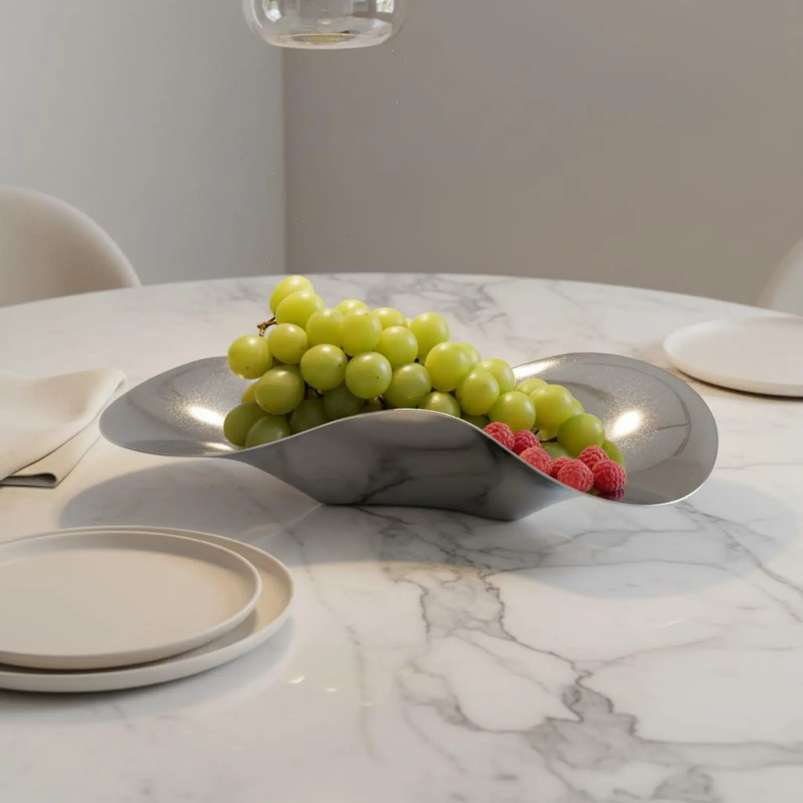 Fruit Bowl Stainless Steel Centerpiece Bowl Decorative Tray Petal-Like Tabletop Decor Polished Finish
Fruit Bowl Stainless Steel Centerpiece Bowl Decorative Tray Petal-Like Tabletop Decor Polished Finish