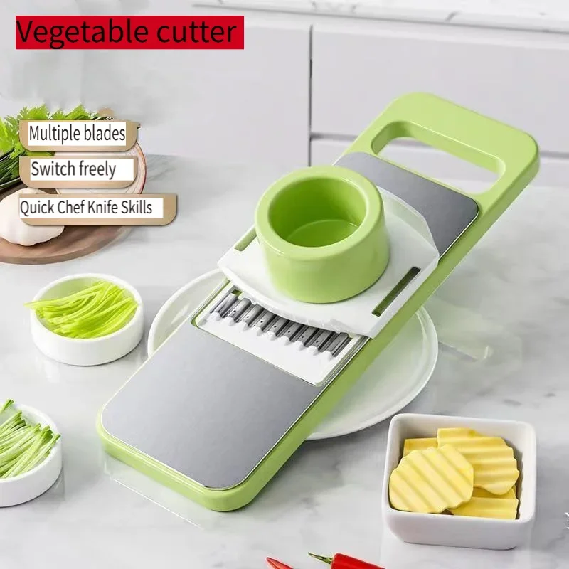 Slicer Stainless Steel Vegetable Slicer with 3 Blades Julienne Slicer Cutter for Potato Carrot
Slicer Stainless Steel Vegetable Slicer with 3 Blades Julienne Slicer Cutter for Potato Carrot