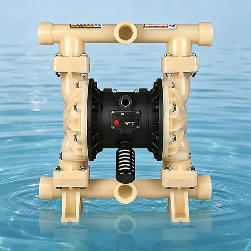 Leak-proof Explosion-proof Corrosion-resistant Fluoroplastics Pneumatic Diaphragm Pumps QBY3-FTFF Series Self-priming start-up
Leak-proof Explosion-proof Corrosion-resistant Fluoroplastics Pneumatic Diaphragm Pumps QBY3-FTFF Series Self-priming start-up