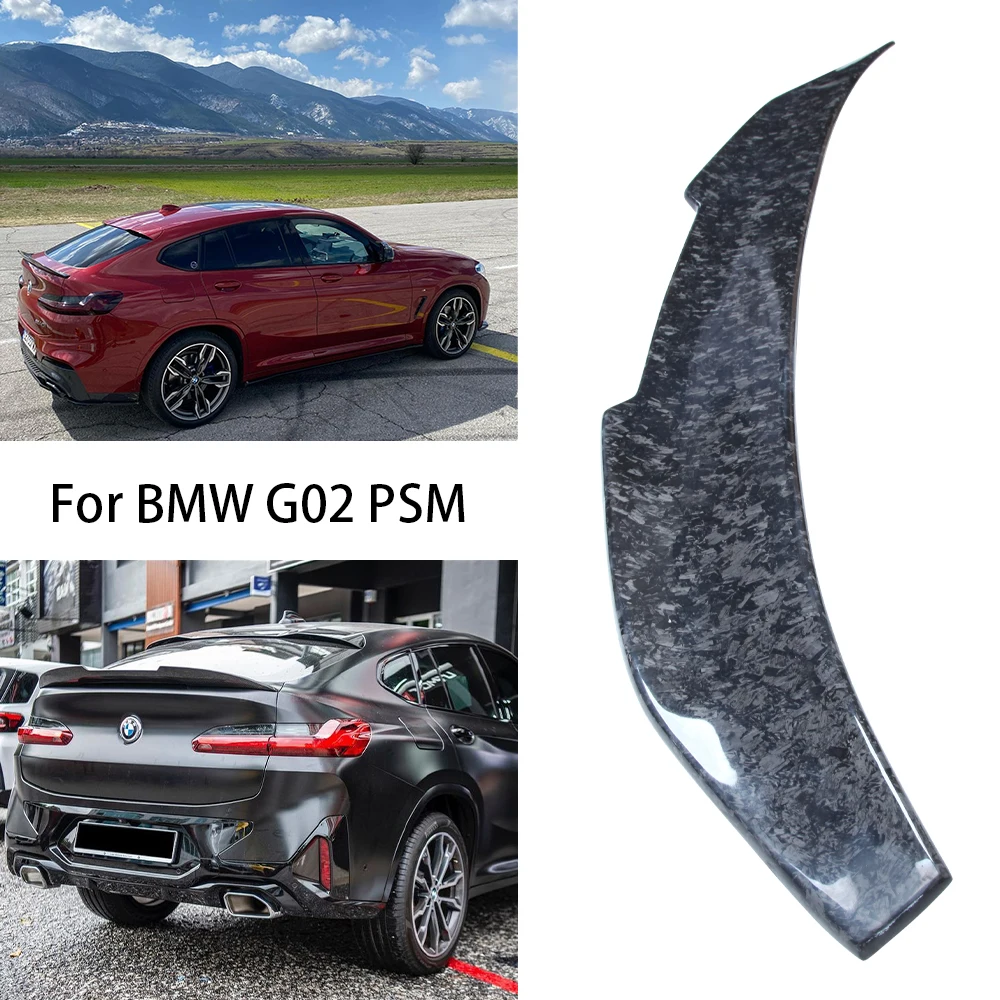For BMW X4 G02/X4M F98 PSM Style Forged Carbon fiber Rear Spoiler Trunk wing 2018-2024
For BMW X4 G02/X4M F98 PSM Style Forged Carbon fiber Rear Spoiler Trunk wing 2018-2024