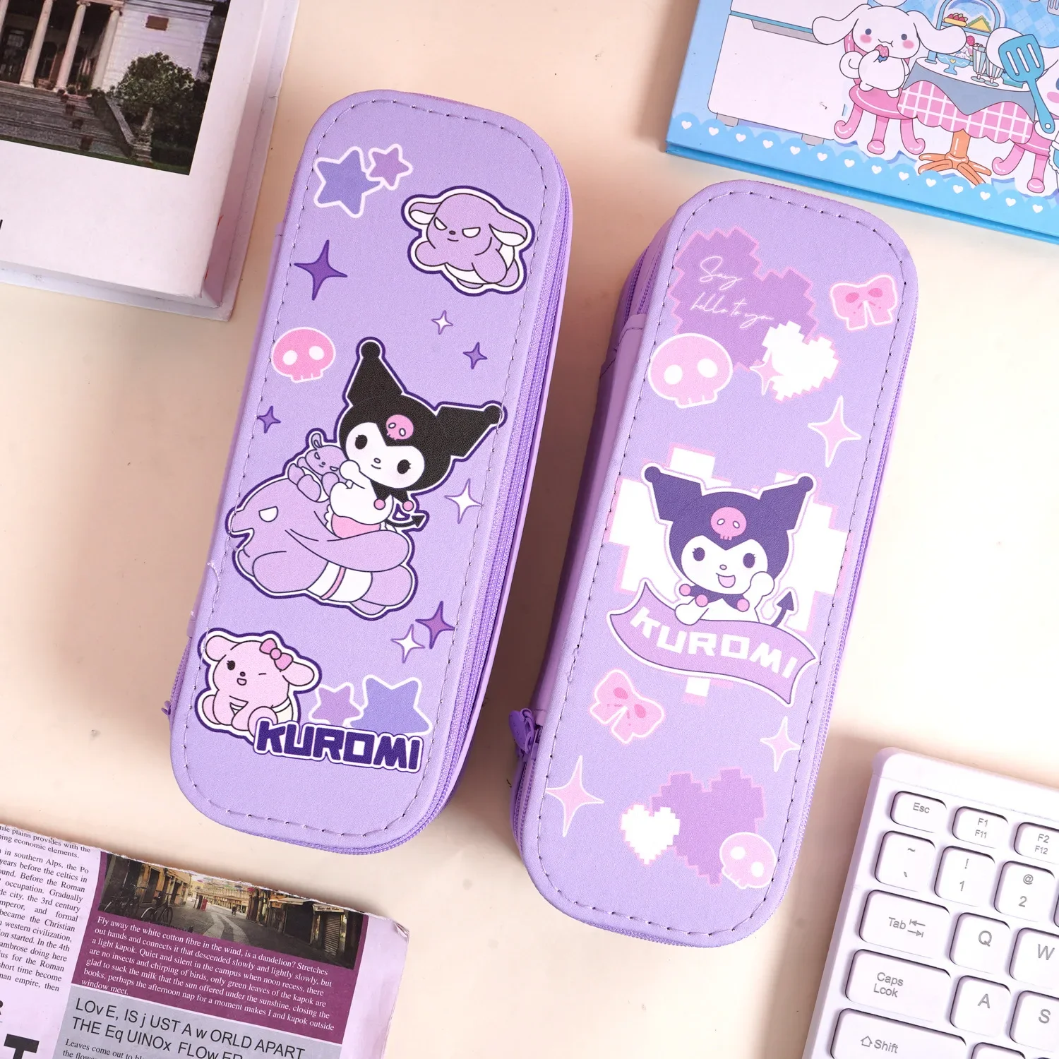 Sanrio Kawaii Hello Kitty Double Layer Large Capacity Pencil Case Kuromi Cinnamoroll Anime Cartoon Lovely Layered Stationery Bag
Sanrio Kawaii Hello Kitty Double Layer Large Capacity Pencil Case Kuromi Cinnamoroll Anime Cartoon Lovely Layered Stationery Bag