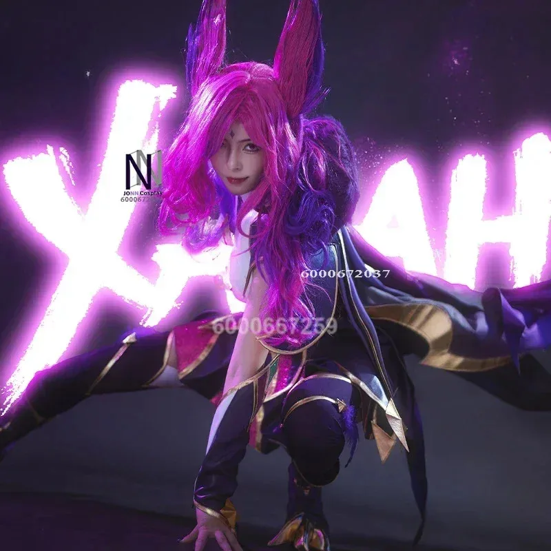 League of Legends Game Star Guardian Xayah Cosplay Costume Set for Women Halloween Outfit with Wig Magical Girl Character Dress
League of Legends Game Star Guardian Xayah Cosplay Costume Set for Women Halloween Outfit with Wig Magical Girl Character Dress