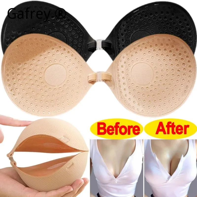 Утолщенный силиконовый невидимый бюстгальтер для женщин, летнее нижнее белье с прозрачным плечевым ремнем, нагрудник, многоразовые дышащие бюстгальтеры пуш-ап
Утолщенный силиконовый невидимый бюстгальтер для женщин, летнее нижнее белье с прозрачным плечевым ремнем, нагрудник, многоразовые дышащие бюстгальтеры пуш-ап