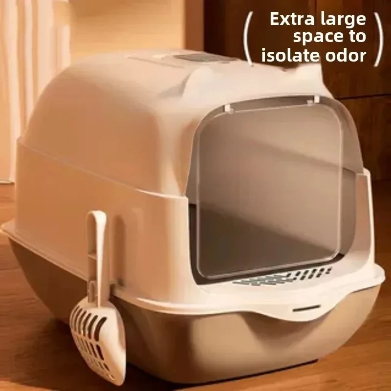 ZC cat litter basin fully enclosed oversized cat toilet anti-splash drawer basin deodorant
ZC cat litter basin fully enclosed oversized cat toilet anti-splash drawer basin deodorant